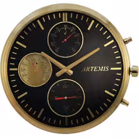 ساعت دیواری آرتمیس کد 2020 Gold طلایی کد 11639