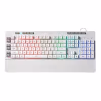 قیمت و خرید کیبورد گیمینگ باسیم ردراگون مدل K512 Shiva White | یاس ارتباط