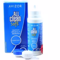 محلول شستشوی لنز طبی نرم، حجم 100 میلی لیتر، برند آویزور، مدل All Clean Soft