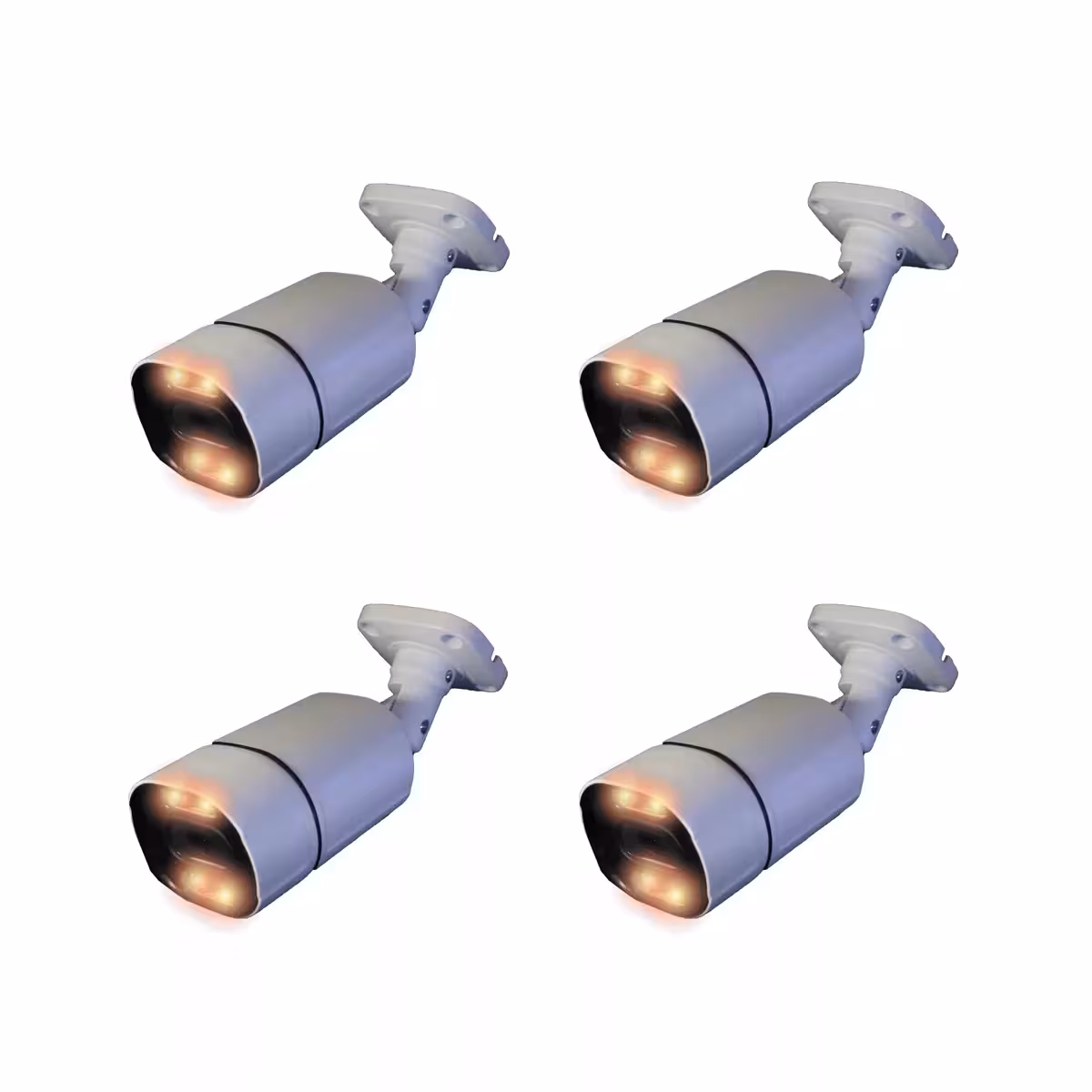 دوربین مداربسته آنالوگ مدل وارم لایت AHD-fd60-2053 بسته 4 عددی