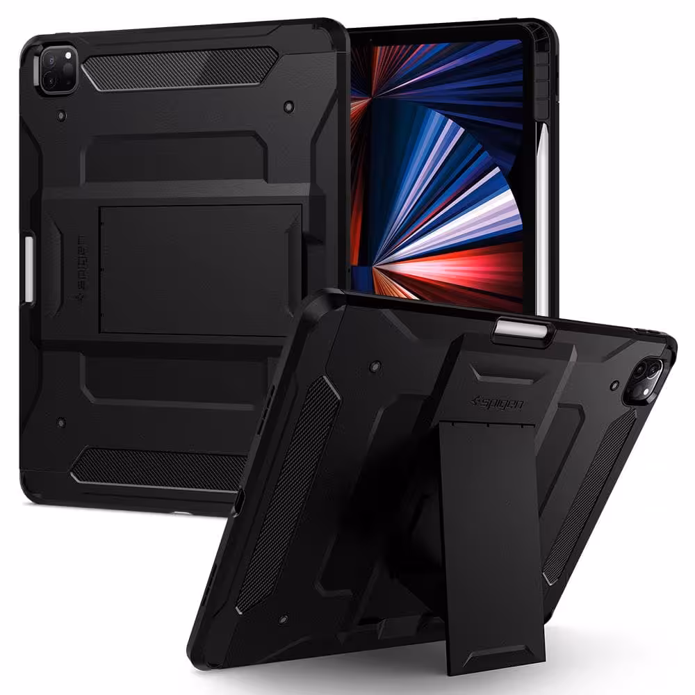 کاور آیپد پرو 12.9 اسپیگن مدل Tough Armor Pro مناسب iPad Pro 12.9 (2021-2022)