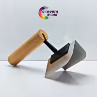 ماله لبه زن استیل دسته چوبی درجه یک