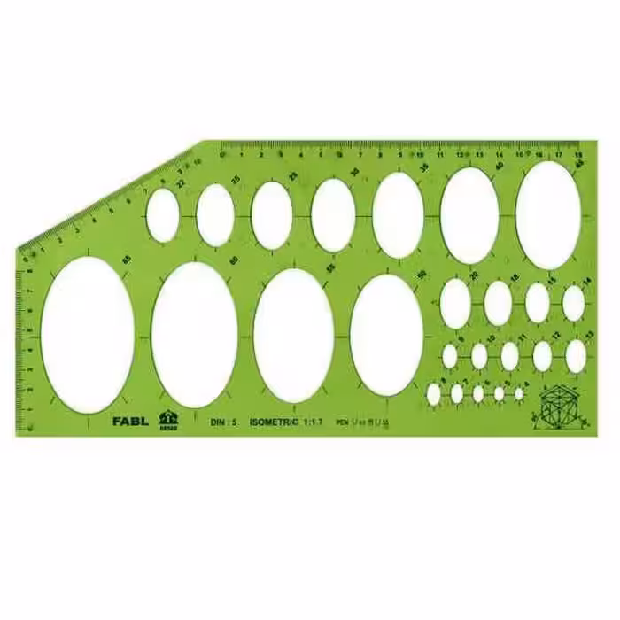 شابلون بیضی فابل