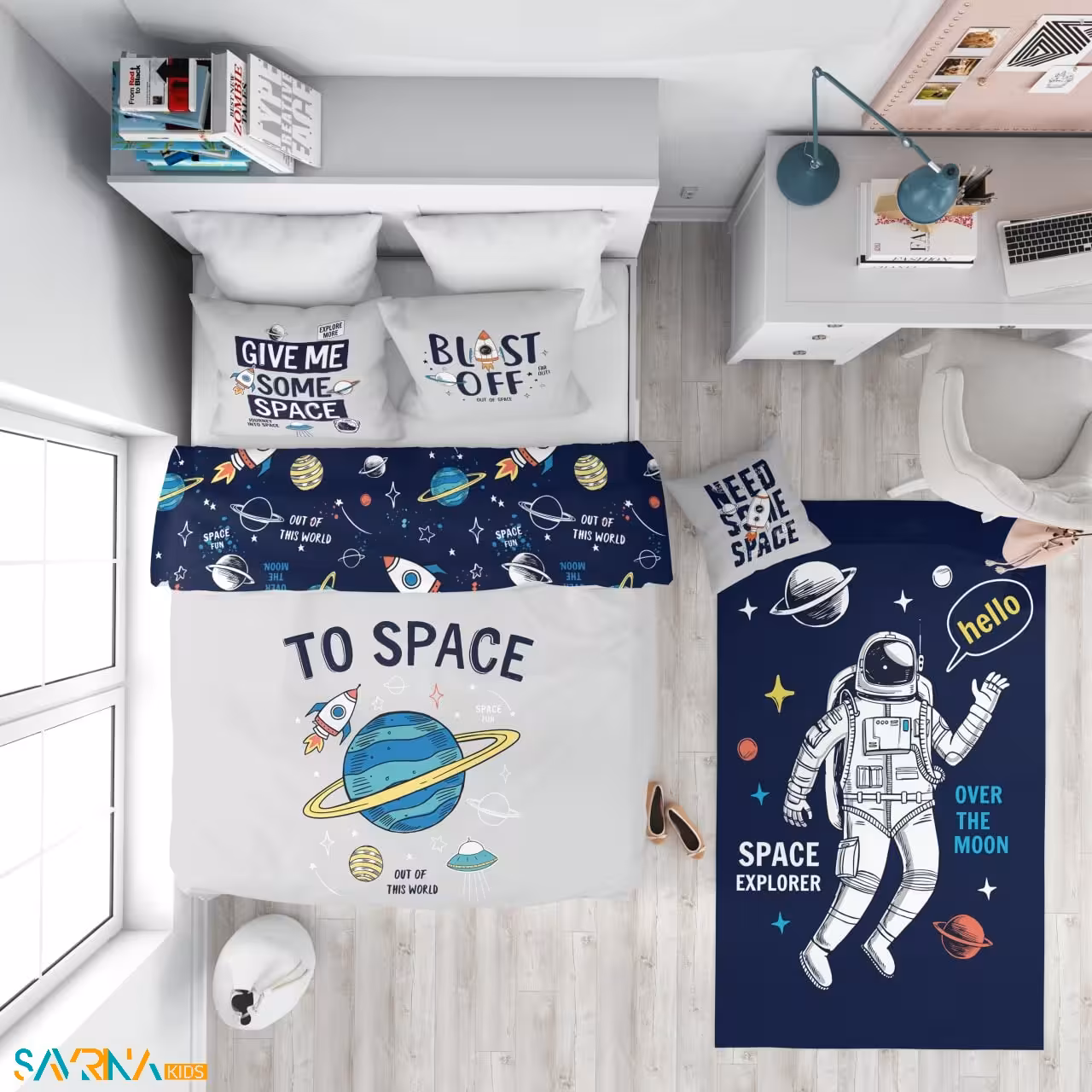 سرویس روتختی طرح کهکشان یک نفره کد A2739