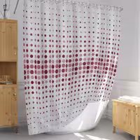 پرده حمام دلفین مدل EV-4961 v2 سایز 180×200سانتی متر