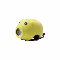 چراغ جلو و زنگ دوچرخه بچگانه مدل خوکی Piggy Lighting
