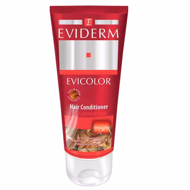 نرمکننده موهای رنگشده Evicolor اویدرم 200 میلیلیتر Eviderm