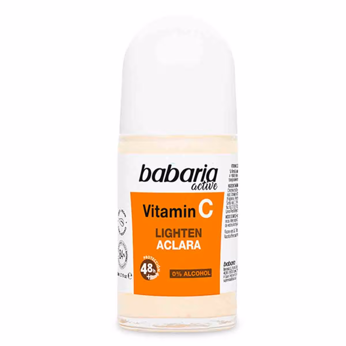 مام رول ضد تعریق ویتامین سی باباریا babaria یکدست کننده پوست زیر بغل ،اسپانیا حجم 50 میل