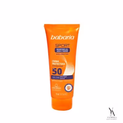 کرم ضد آفتاب اسپورت باباریا Babaria ضد آب با SPF50 حجم 75 میل