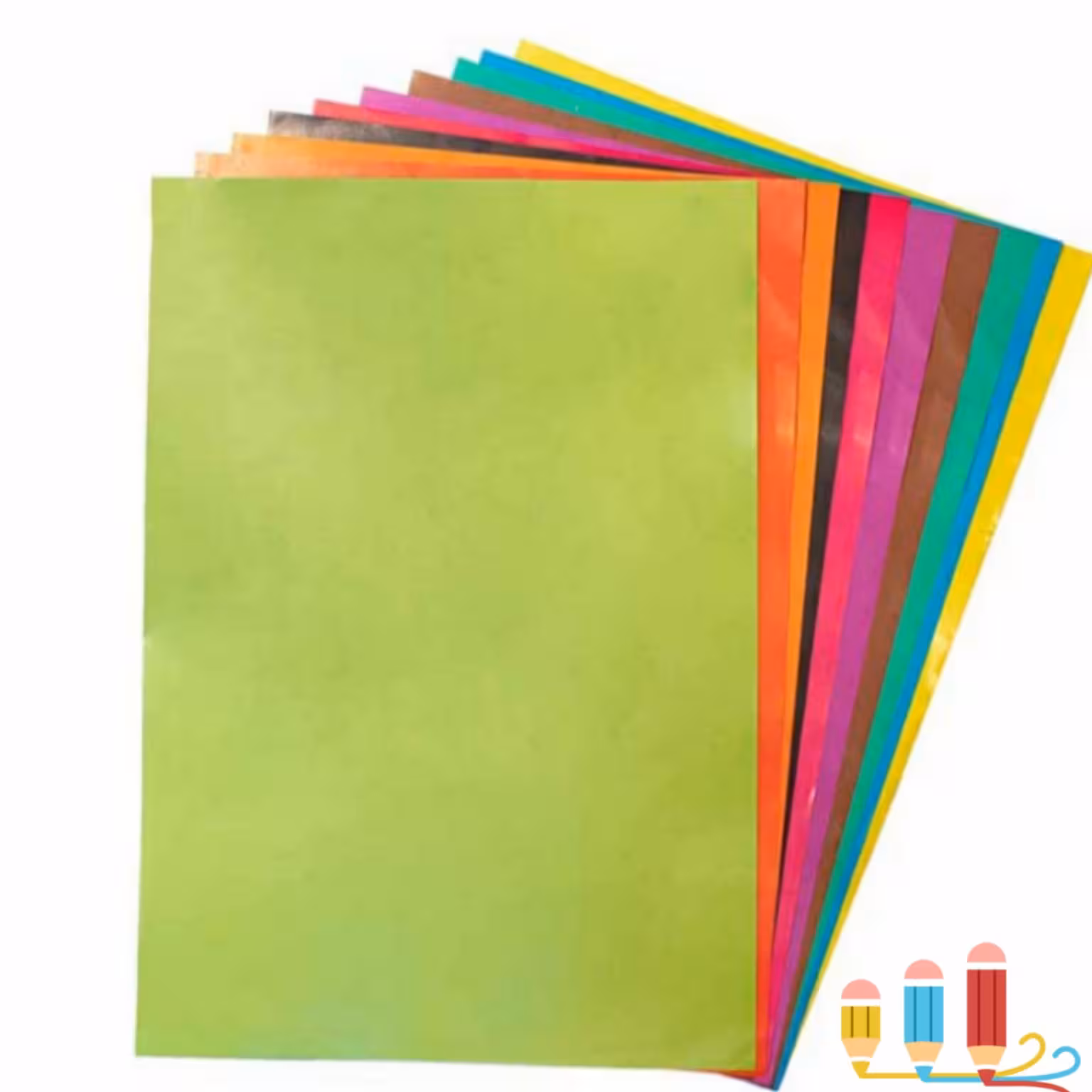 کاغذرنگی a4 ده رنگ
