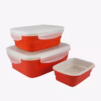 ظروف غذا فریزری سرامیکی مستطیل رنگی یونیک کد 2818 (خارجی دریجه 1)