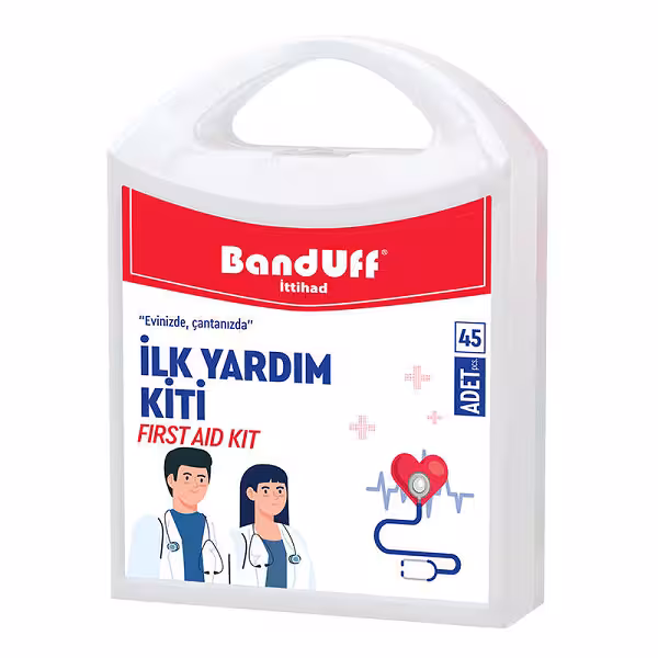 جعبه کمک های اولیه 45 تکه بندوف BandUff