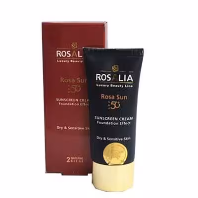 رزالیا-ضد افتاب SPF50پوست خشک و حساس رنگی 2