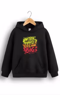 هودی پنبه ترک طرح work hard dream big کد 10213