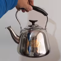 کتری استیل 2 لیتری سالاتو صافی دار (استیل نگیر  خارجی)saluto