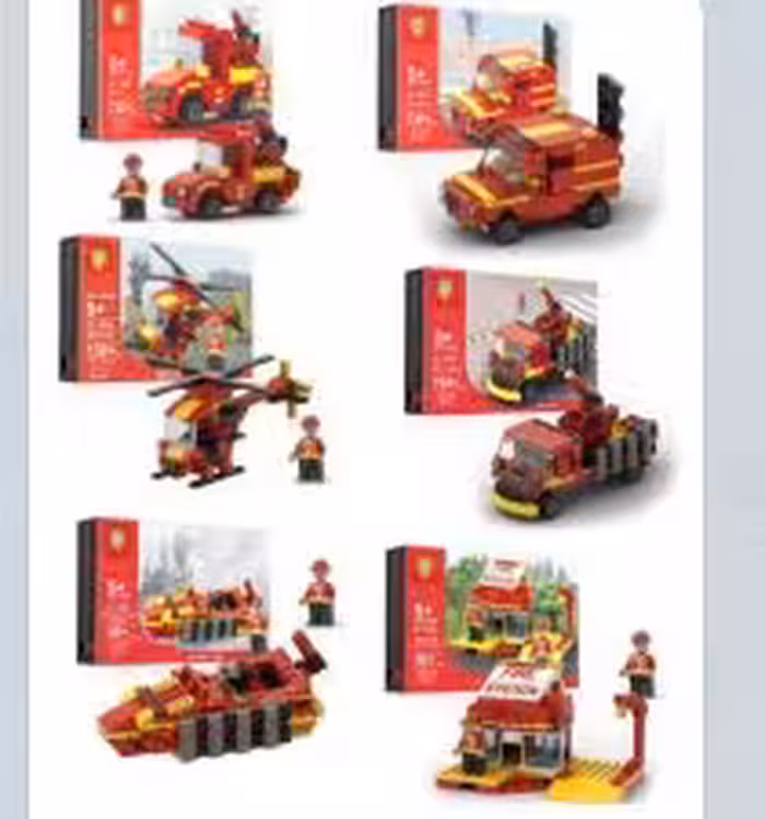 لگو ریز آتشنشانی 6مدل