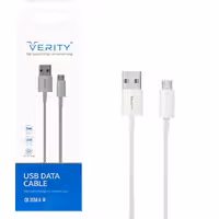 کابل دیتا و شارژ اندروید VERITY مدل 3150 سفید