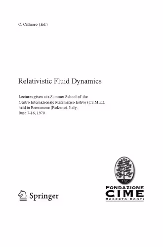 خرید و دانلود نسخه کامل کتاب Relativistic Fluid Dynamics
