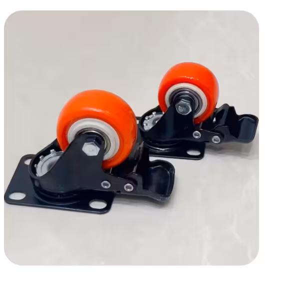 چرخ گردان ترمزدار لوکس  (وسایل لوکس و دکوراتیو مانند میزهای شیک و ترولیهای تزئینی-استفاده در هتلها، رستورانهای لوکس و سالنهای همایش-تجهیزات متحرک برای نمایشگاهها و فروشگاههای مدرن-وسایل خانگی با ظاهر خاص (میزها، صندلیها)