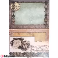 دکوپاژ برنجی(الیافی)پشت چسب دار ریچ کد 2232
