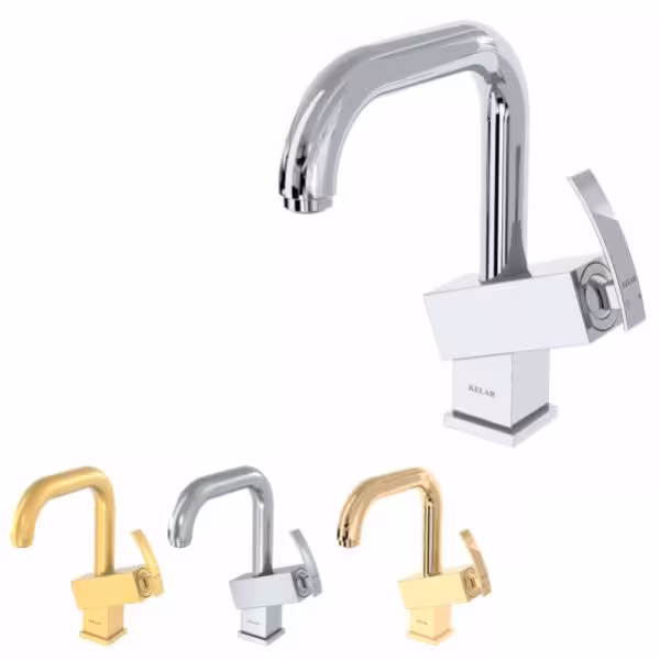 شیر روشویی علمدار کلار مدل سوپر فلت