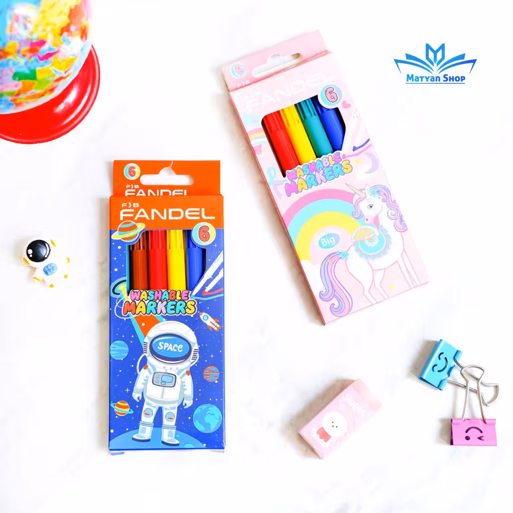 ماژیک 6 رنگ فاندل fandel