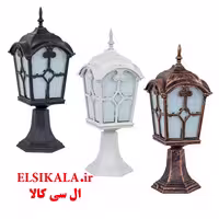قیمت و خرید عمده چراغ حیاطی سردری کلبه مشکی مسی سفید کارتن 12 عددی فروش عمده