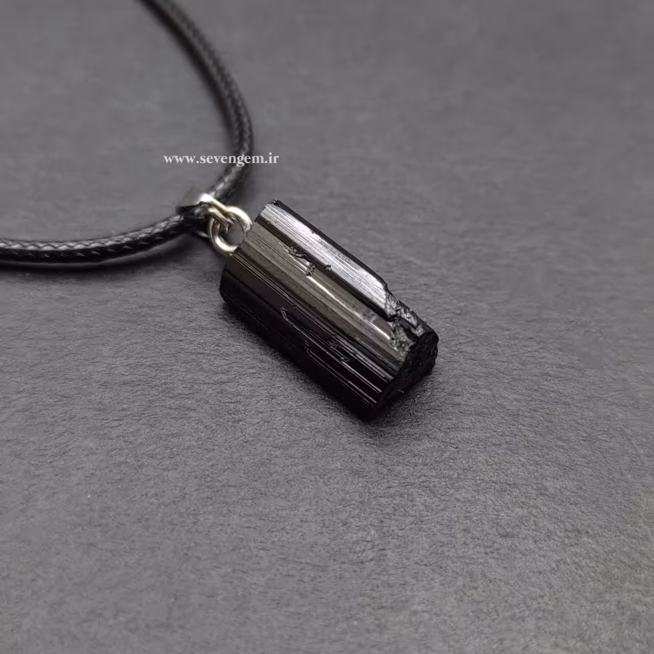 گردنبند تورمالین سیاه (کدA356)