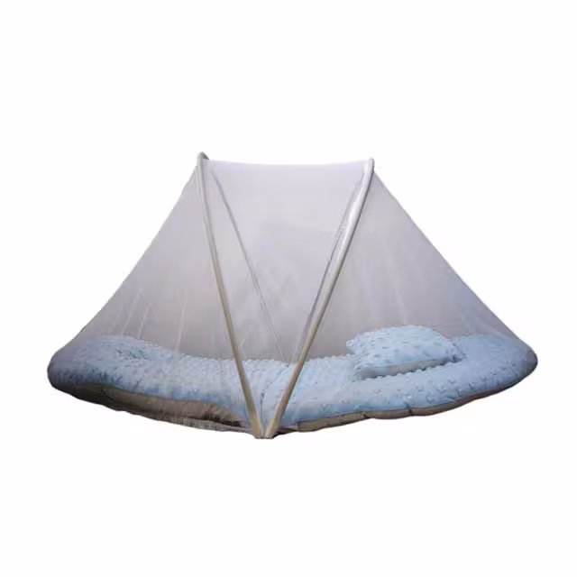 پشه بند کودک ببتو همراه با تشک و بالش طرح حبابی