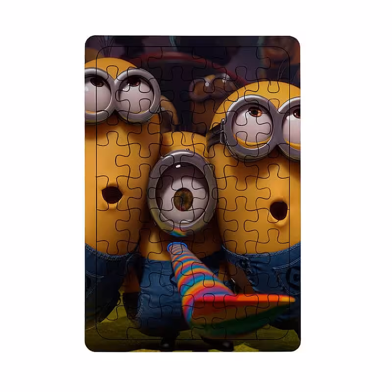 خرید و قیمت پازل چوبی 54 تکه طرح مینیون ها کد 9202