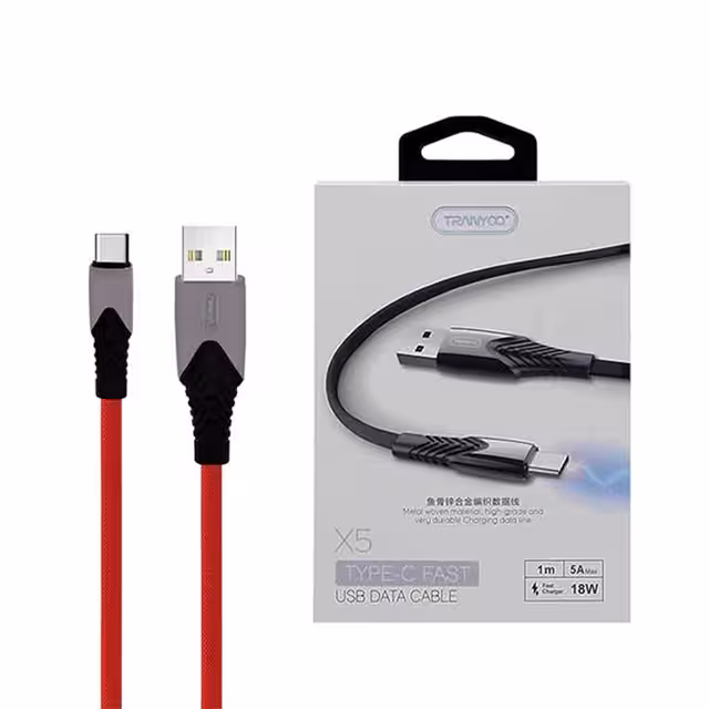 کابل USB به Type-C ترانیو مدل X5 طول 1 متری