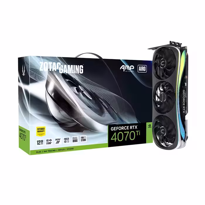 کارت گرافیک زوتاک GeForce RTX 4070 TI AMP Extreme AIRO 12GB
