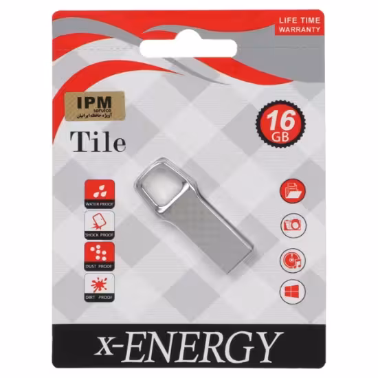 فلش مموری ایکس انرژی مدل Tile USB2.0 ظرفیت 16 گیگابایت
