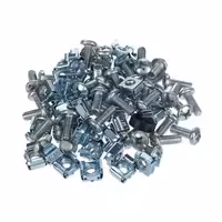 پیچ رک و مهره کیج نات و واشر مدل 2000853 مجموعه 100 عددی | کالا مکس