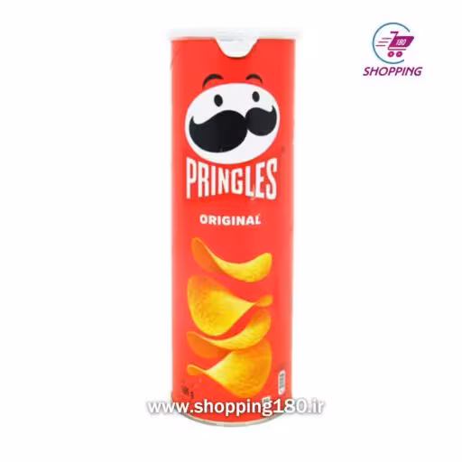 چیپس پرینگلز ساده 165 گرم کارتنی 19 عددی قیمت عمده