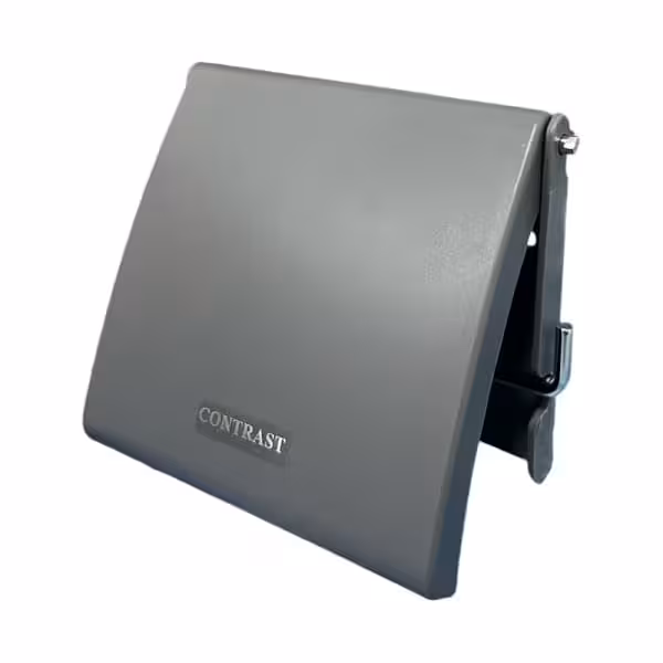 جادستمال دیواری میامی کنتراست طوسی تیره