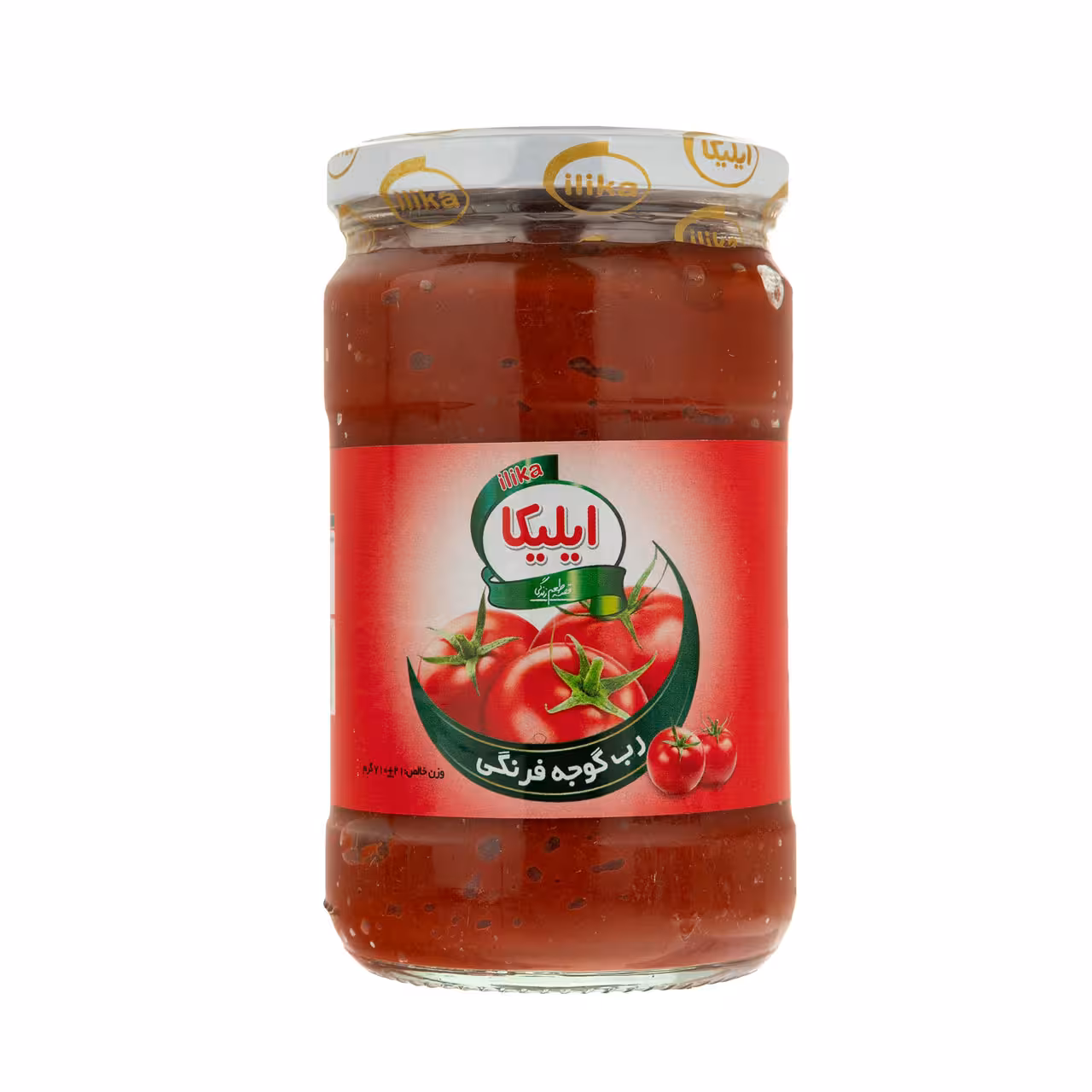 رب گوجه فرنگی شیشه ایلیکا 710 گرمی