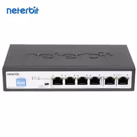 سوئیچ 6 پورت گیگابیت POE 65W نتربیت Neterbit مدل NGS-F1006P-A