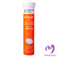 قرص جوشان اکسلنت سی 2000 میلی گرم نیچرپلنتی | Nature’s Planty Xcellnt C 2000mg