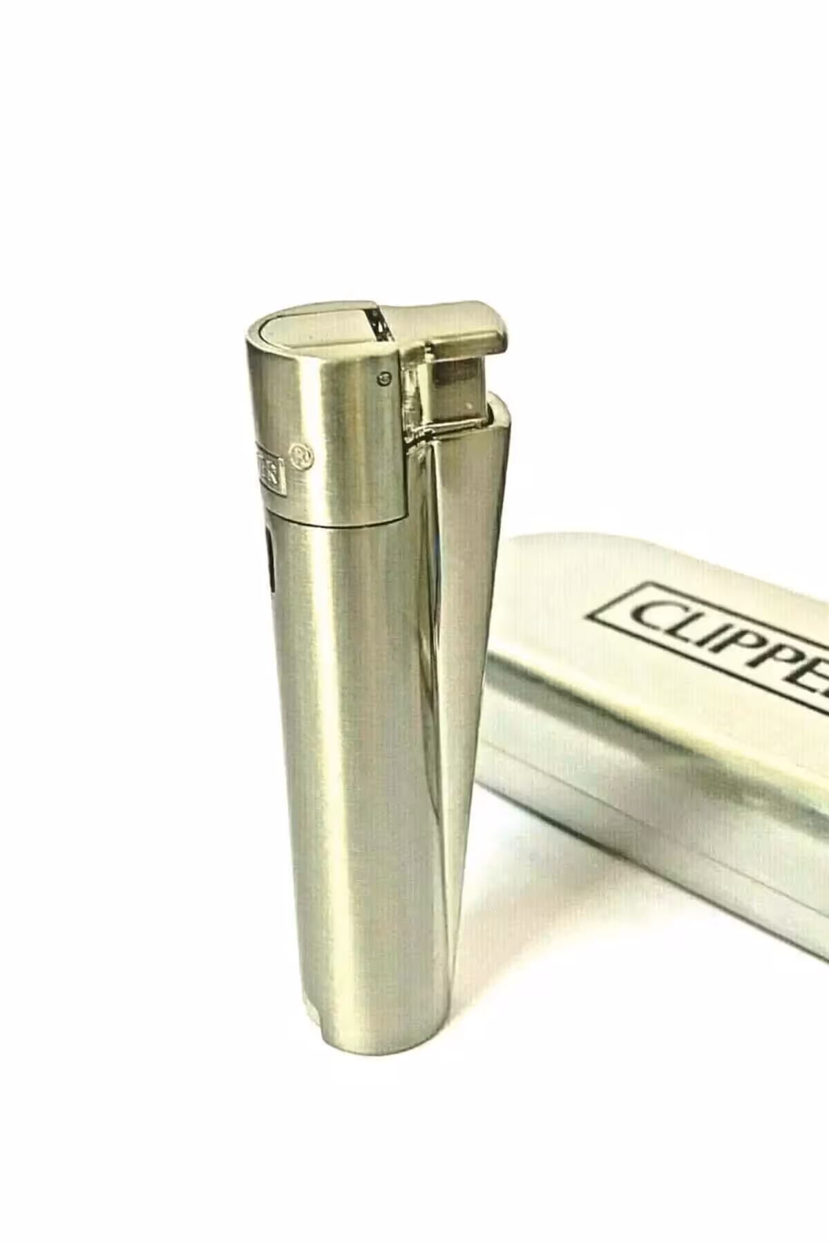 فندک توربو 1300c کاملاً فلزی نقرهای مدل جدید با محافظ و شخصیسازی شده - 5422