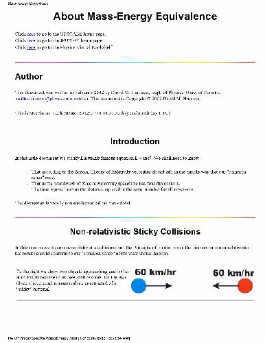 خرید و دانلود نسخه کامل کتاب About Mass-Energy Equivalence