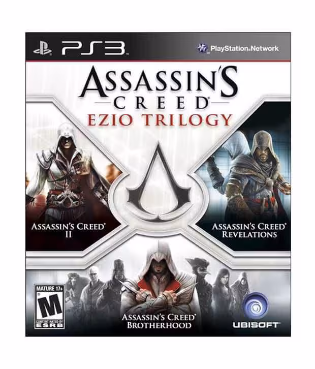 بازی پلی استیشن 3 (PS3 ) نسخه رایتی نسخه هک شده بازی  Assassin’s Creed: Ezio Trilogy ps3