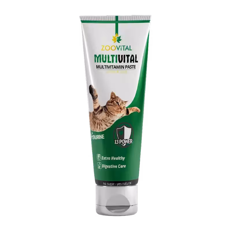 خمیر مولتی ویتامین گربه برند zoovital زوویتال 100 گرمی