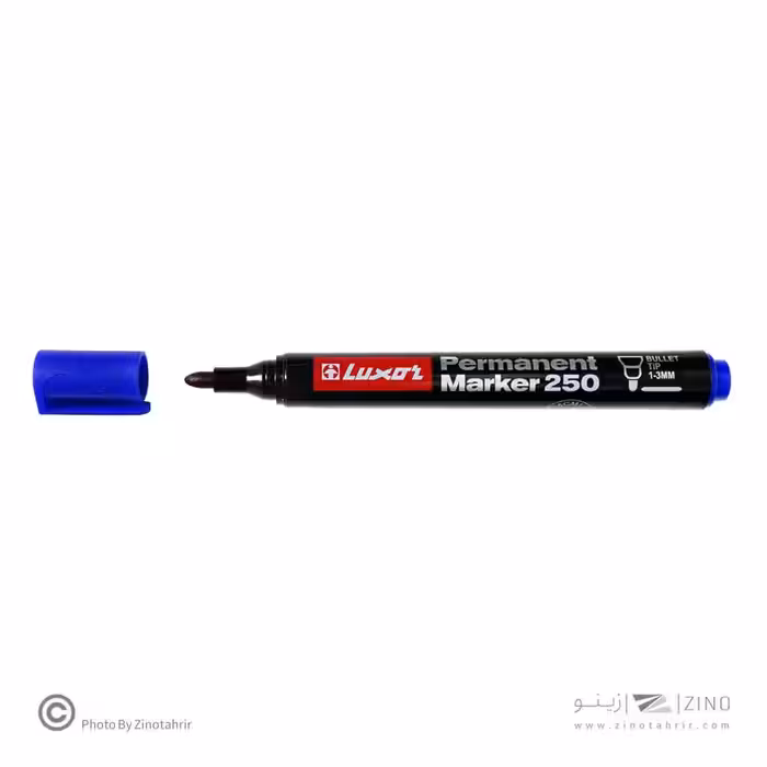 ماژیک معمولی گردآبی لاکسر250