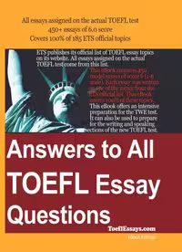 کتاب Answers to all TOEFL Essay Questions