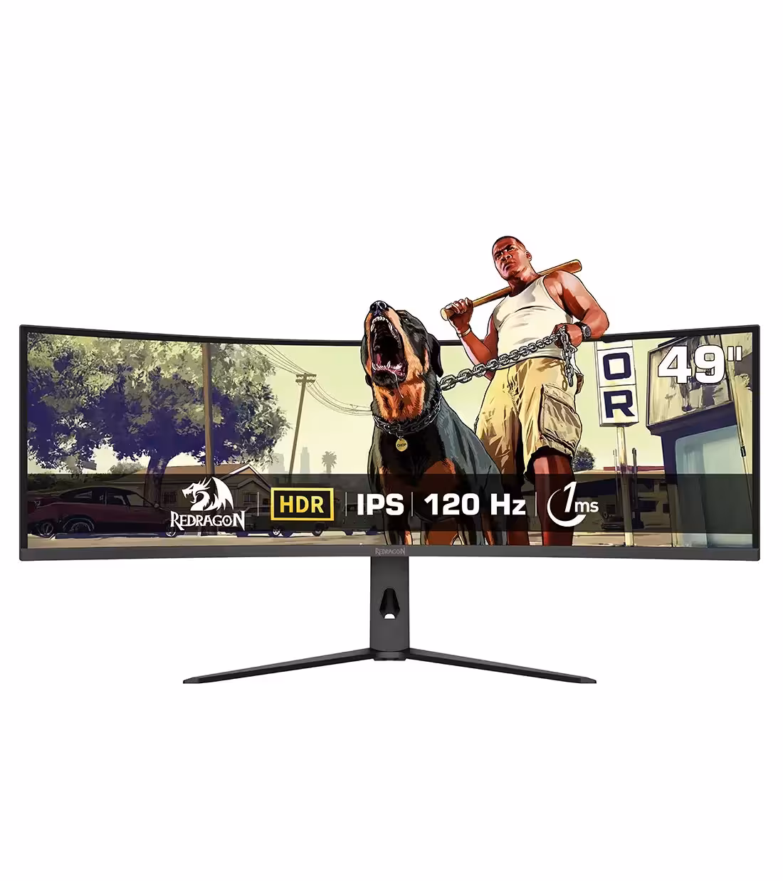 خرید مانیتور گیمینگ 49 اینچ Redragon GMQ4966RMCCA با بهترین قیمت