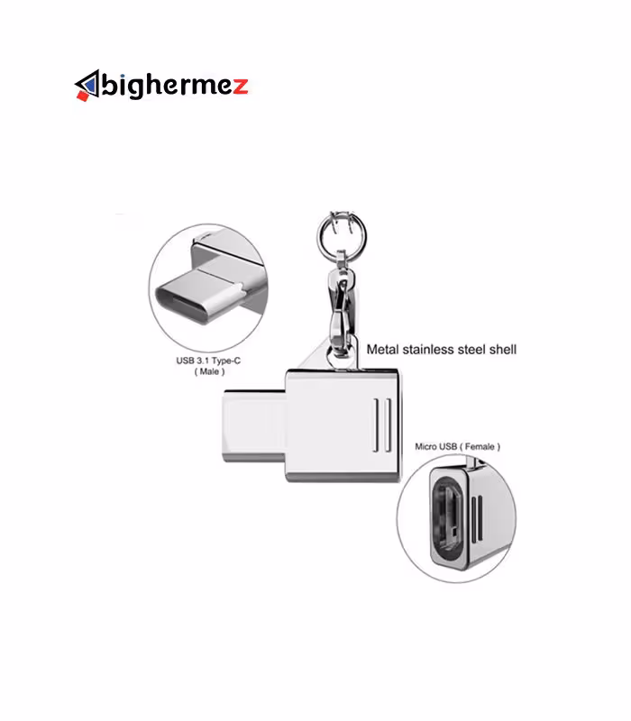 تبدیل MICRO به TYPE-C ارلدرام مدل ET-TC03