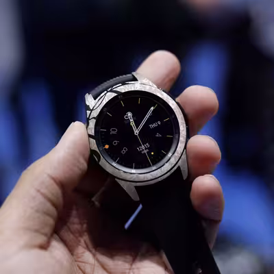 برچسب ماهوت طرح Nastaliq-2 مناسب برای ساعت هوشمند سامسونگ Galaxy Watch 42mm