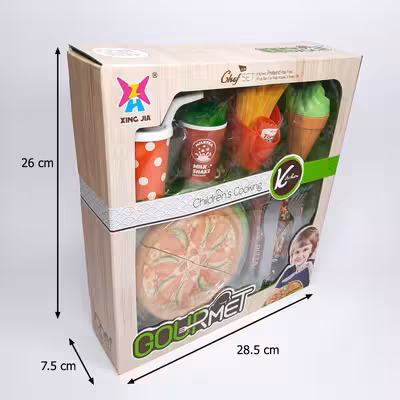 ست اسباب بازی فست فود مدل پیتزا کد 368 