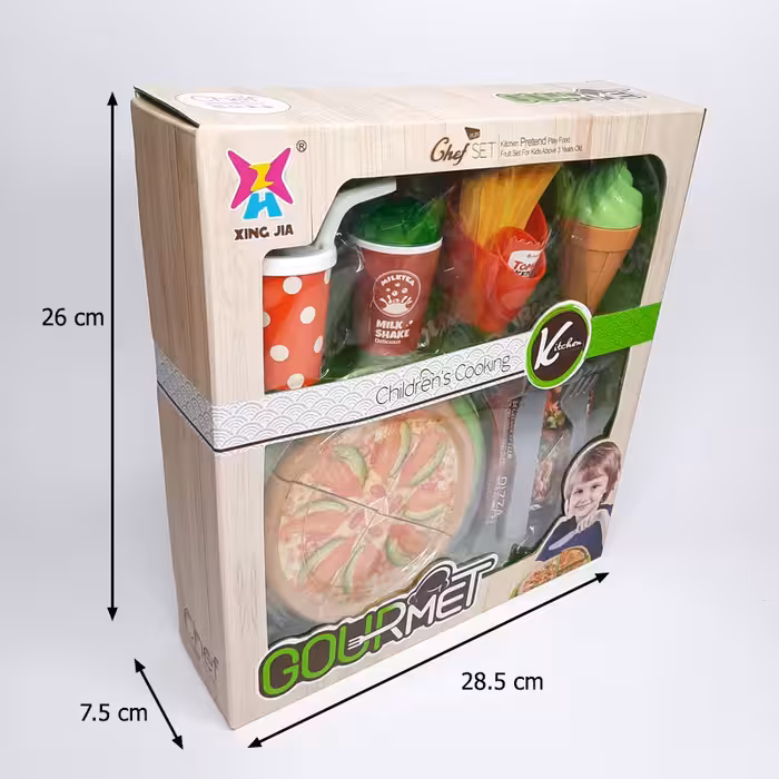 ست اسباب بازی فست فود مدل پیتزا کد 368 